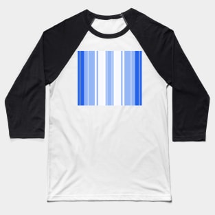 Strips - blue and white. Baseball T-Shirt